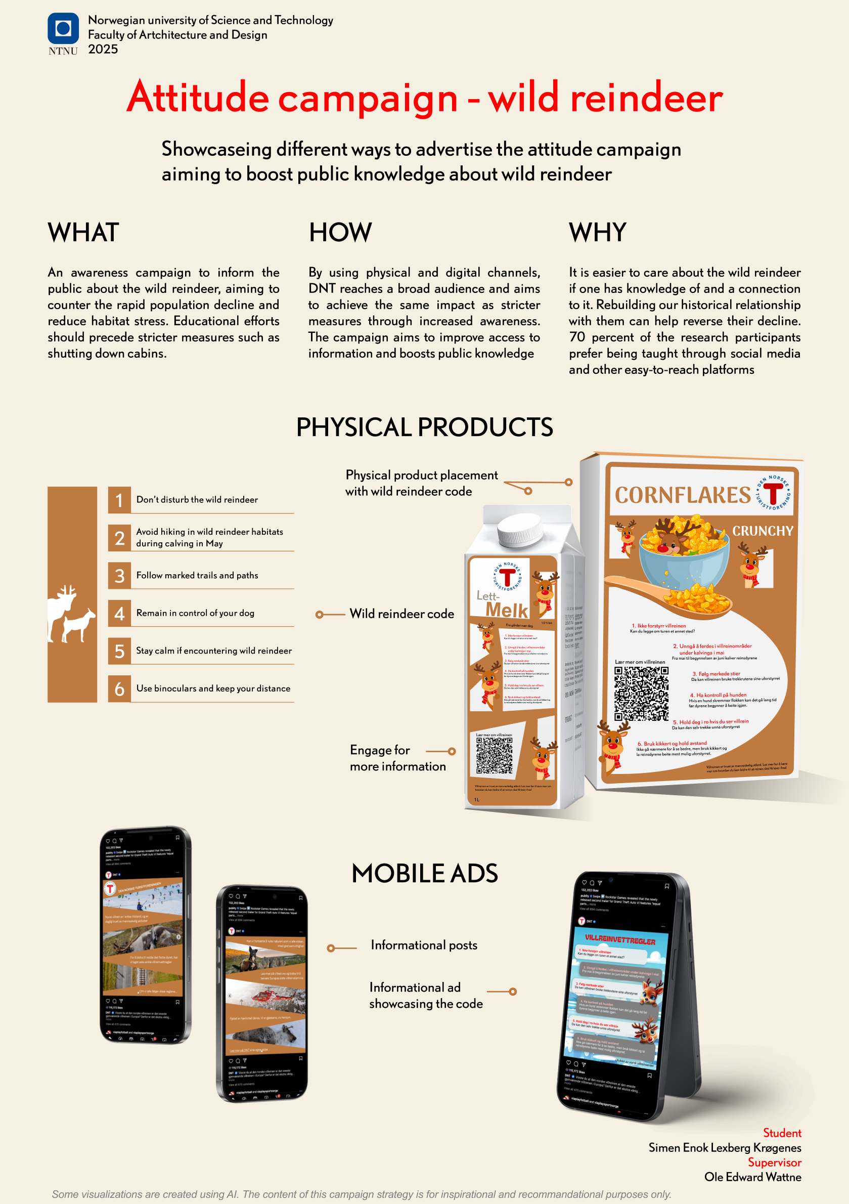 Holdningskampanje plakat