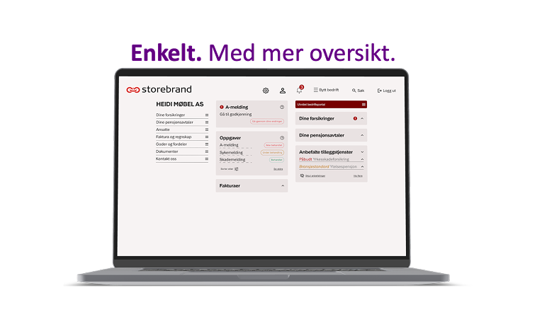 Personaliseringsløsning grensesnitt